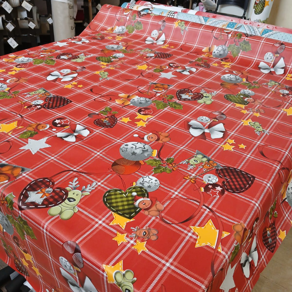 Toalha Mesa Retangular Térmica Amor De Natal