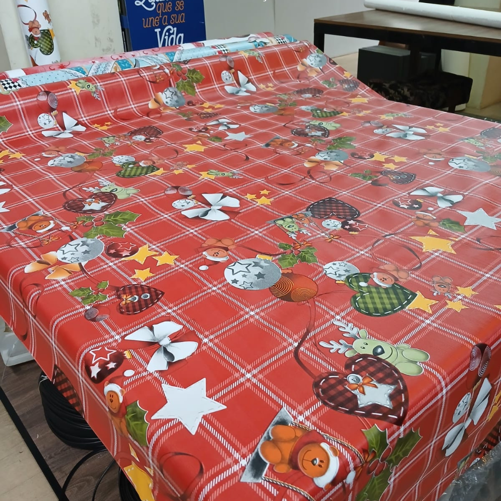 Toalha Mesa Retangular Térmica Amor De Natal