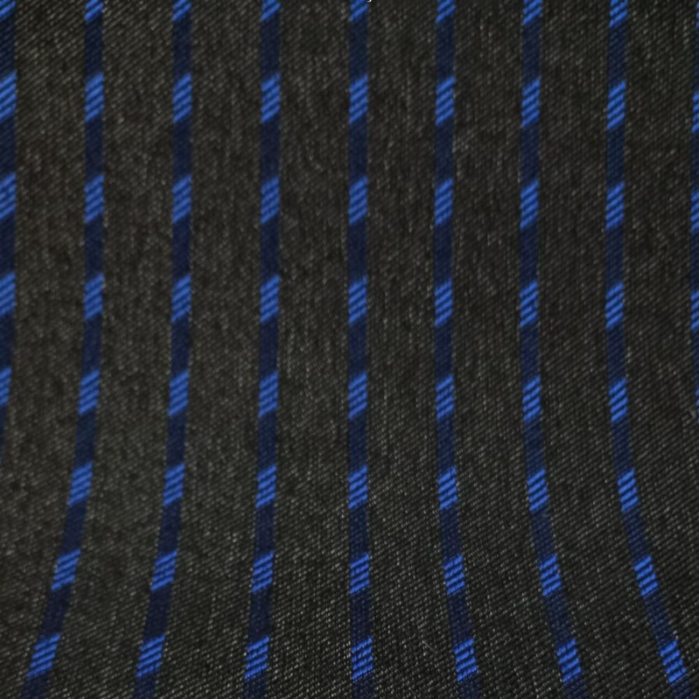 Tecido Tear - Arpoador Grafite Com Azul - TR622