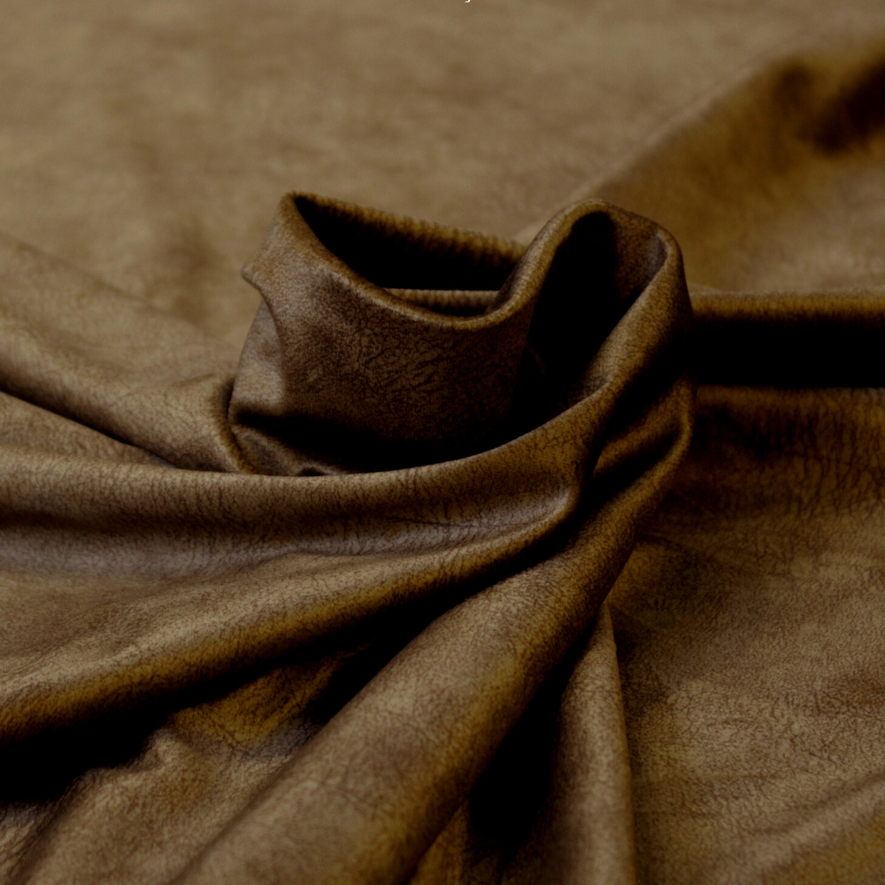 Tecido Suede - Esmeralda - Marrom - 143